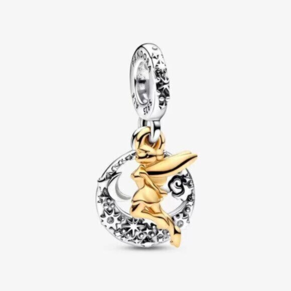 Pandora Disney Tinker Bell Celestial Night Dangle Charm - Picture 1 of 3